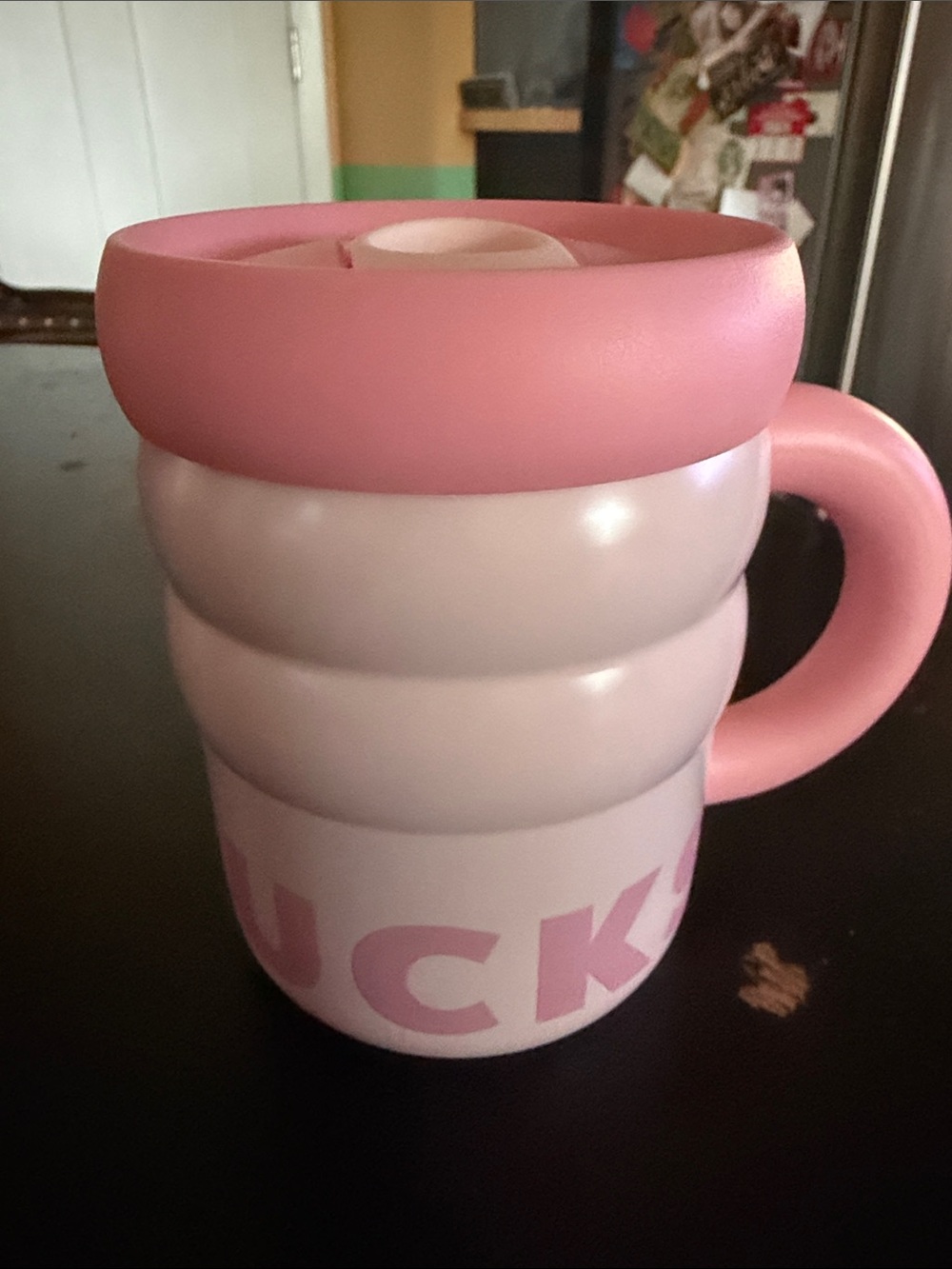 Starbucks 2026 Ripple Pink 12 oz Mug 💕 NEW w/ Sticker